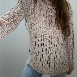 American eagle quilted sweater